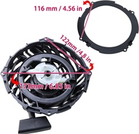 Démarreur manuel en plastique 593959 compatible avec les moteurs de tondeuses à gazon Briggs & Stratton, remplace les démarreurs à rappel 591139, 590588, 08P502, 093J02