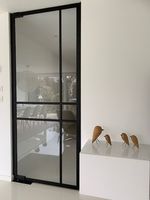 Ventanas Fijas de Acero Estilo Industrial para el Mercado Estadounidense, para Divisiones de Oficina