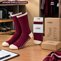 Chaussettes de football en Spandex et Nylon avec embout renforcé, semelle Match Grip Berry Pearl Grip, ajustement parfait pour les chaussures de football, taille personnalisée