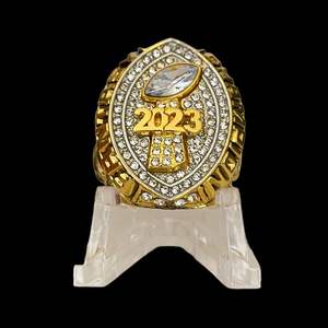 Anillo de Campeonato Personalizado 2023 en Tono Dorado, Torneo de Fútbol Fantasía para los Boston Celtics y los Philadelphia <span class=keywords><strong>Eagles</strong></span>, Regalos de Boda - Product Image 2