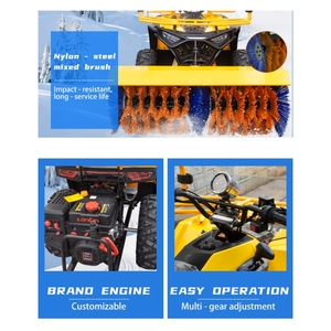 Multifunções Inverno Ride-on Gasolina <span class=keywords><strong>Snow</strong></span> <span class=keywords><strong>Blower</strong></span> Núcleo Pá Motor Eficiente <span class=keywords><strong>Snow</strong></span> Sweeper Heavy Duty Construção Use Motor - Product Image 2