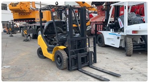 Komatsu FD30 Used Diesel <b>Forklift</b> 4WD Rough Terrain Solid Tires 3-Ton Capacity Imported From Japan 2023 - Product Image 6