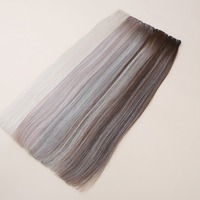Extensions de cheveux russes Remy B3/9 en gros, double trame, cuticules alignées, qualité Genius Weft