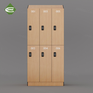 Thương mại nhỏ gọn Laminate Board phòng tắm dốc <span class=keywords><strong>Top</strong></span> Locker với băng ghế dự bị thay đổi phòng tủ Tủ kết hợp tủ - Product Image 3