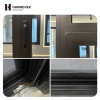 Ventanas Abatibles de Aluminio Duraderas con Diseño de Ventilación Personalizado HANNOVER, Mosquitera Integrada, Insonorizadas, para Viviendas