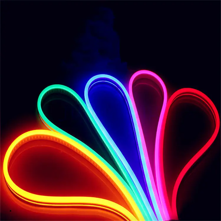 Custom color changing led neon rope light chasing long life 24V waterproof 360-degree rond led neon flex