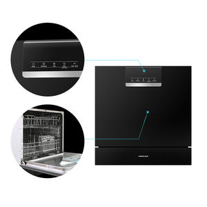 Электрическая кухонная посудомоечная машина со стеклянной стойкой из нержавеющей стали, встроенная автоматическая для домашнего и гостиничного использования - Product Image 4