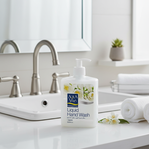 Aquavera Jasmin 500มล. สบู่เหลวล้างมือส่วนประกอบทางเคมี Iso ได้รับการรับรอง9001 GMP มาตรฐานสำหรับผู้ใหญ่ - Product Image 2