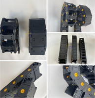 Kabelmanagementprodukte schwarze Tankkette hochwertige Nylon-Schleppkette