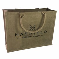 Sac en jute promotionnel personnalisé pour les achats