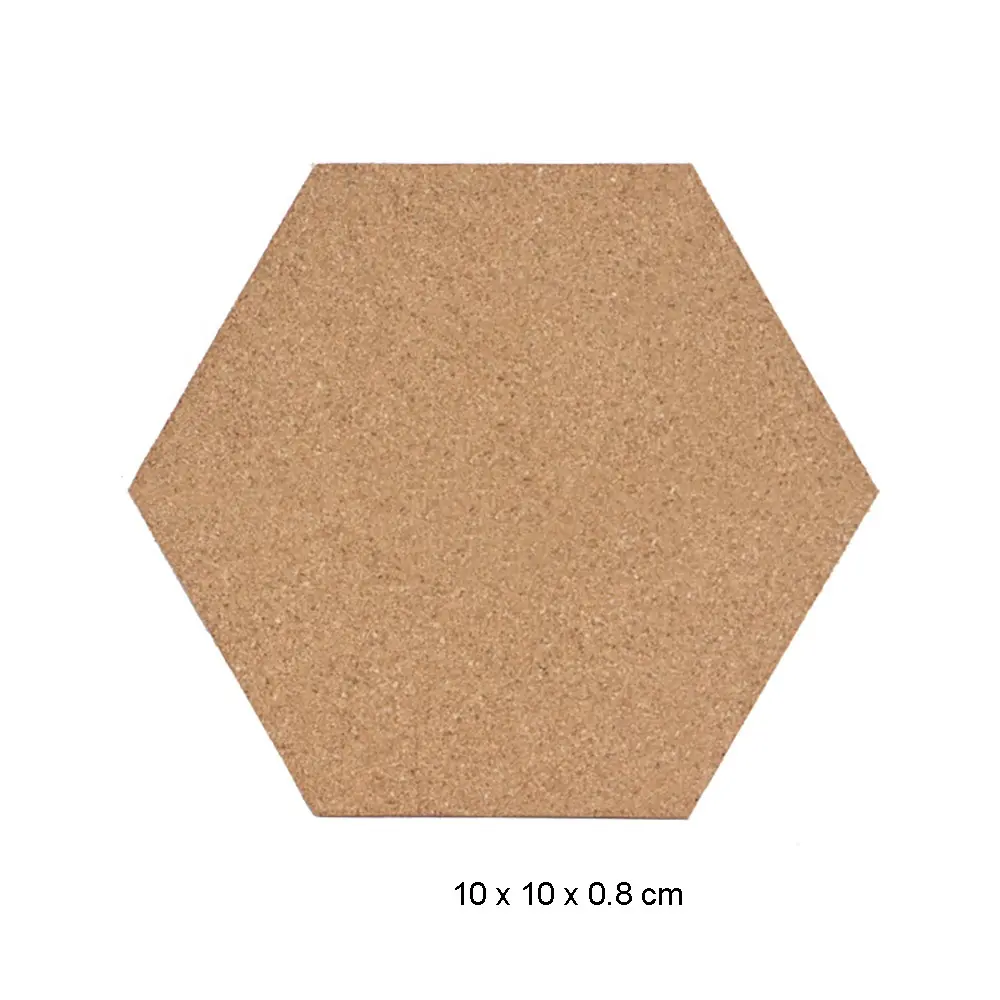 Wood Coaster High Quality Customized Promotion Natural Color Wooden Hexagon Coasters