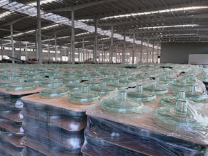 Prix d'usine Jiangxi Hongxing Disque Suspension Type 70 <span class=keywords><strong>kN</strong></span> Isolateur Trempé U70B - Product Image 4