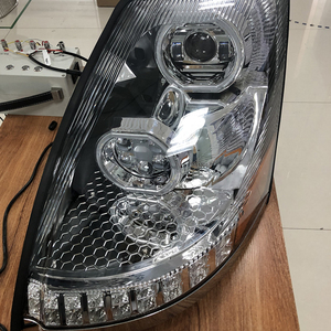Projecteur LED de phare WTP LH compatible VN/VNL 2004-2017 avec anneau halo chromé, pièces de remplacement pour <span class=keywords><strong>semi</strong></span>-remorque, remplace 82329124 82329127 - Product Image 2