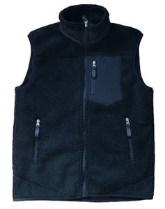 Gilet Polaire Sherpa Thermocollé OEM, Mode Rétro Décontracté et Confortable à Fermeture Éclair, sans Manches, Classique pour Homme - Product Image 3