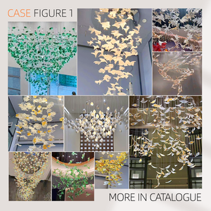 Luminaire suspendu moderne en forme de branche d'arbre et de fruit, style forêt, <span class=keywords><strong>lustre</strong></span> pour restaurant - Product Image 5