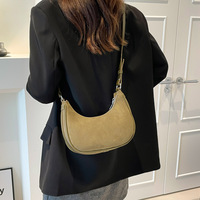Sac à bandoulière vintage tendance France, élégant sac à main pour femme avec doublure en cuir et polyester et fermeture éclair, sac bandoulière