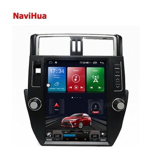 Système multimédia de navigation Android pour voiture avec écran tactile vertical Navihua, lecteur DVD, autoradio, GPS pour Toyota Prado - Product Image 1