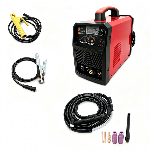 Corotc New Inverter AC DC Pulse Tig-200P Welder Aluminum & Stainless Steel Processing Machine Aluminum Welding Machine