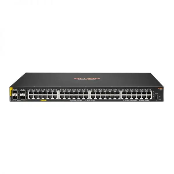 ArubAa 6000 48g Class 4 4sfp 370w PoE Network Switch R8N85A