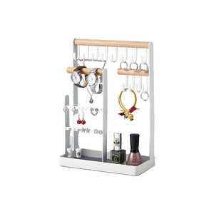Tersedia rak penyimpanan perhiasan kulit Tipe <span class=keywords><strong>C</strong></span> tampilan konstruksi logam dua atau tiga lapisan - Product Image 1