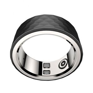 Anillo Inteligente de Cerámica y Acero Inoxidable, Resistente al Agua, Monitor de Salud, Sensor de Frecuencia Cardíaca Integrado, Monitorización de Temperatura Corporal - Product Image 5