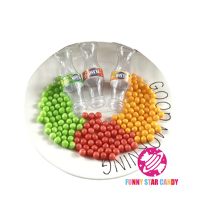 Bonbons en gros en <span class=keywords><strong>bouteille</strong></span> de soda de petite taille OEM, trois couleurs, saveur orange, citron, cola, bonbons sucrés enrobés de sucre, bonbons moelleux Mylikes - Product Image 2