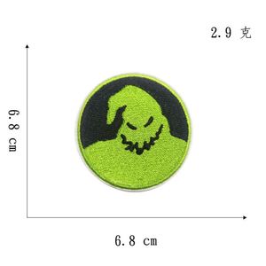 NEW Iron on Embroidery Bloodcurdling Style Skull Patch for Clothes Bag Decoration - Product Image 4