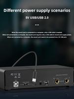 Équipement d'enregistrement informatique professionnel, équipement de chant en direct, carte son externe USB pour guitare, studio audio