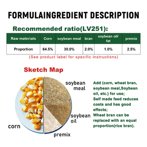 Lv251 Chick Starter premix 25 kg/túi thức ăn gia cầm phụ gia cho 0-8 tuần khả năng miễn dịch cao vitamin & khoáng chất thức ăn chăn nuôi - Product Image 6
