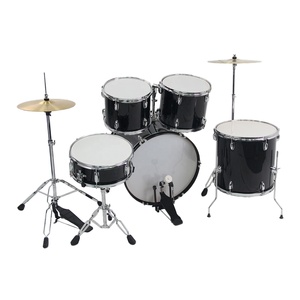 Batterie de percussions 5 pièces haute performance pour adulte, avec <span class=keywords><strong>tube</strong></span> de support noir de 1,2 mm et grosse grosse caisse basse courbée pour un jeu stable - Product Image 6