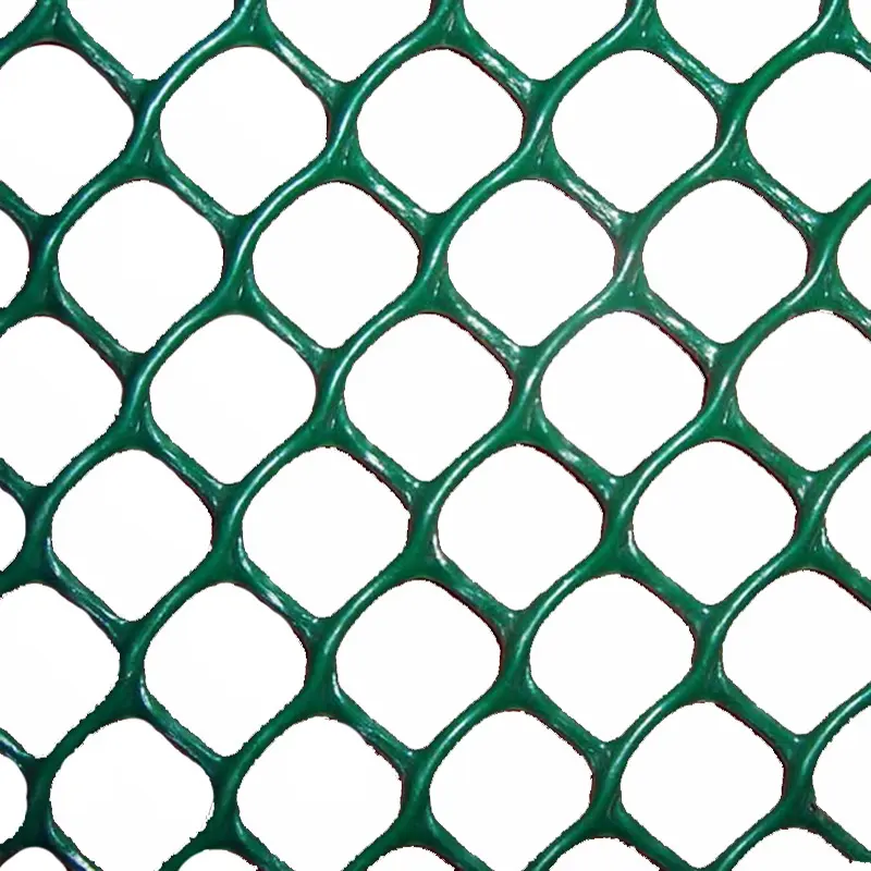 Filet en plastique de fenêtre de maille de filet de PVC HDPE de couleur verte clôturant le filet en plastique de ferme pour la barrière de jardin