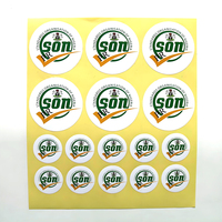 Etiquetas Adhesivas Antiaceite para Botellas de Detergente Doméstico