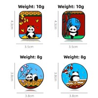 Imanes Decorativos para Refrigerador con Diseño de Panda: Haga Clic en el Enlace Inferior para Ordenar Directamente