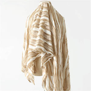 Thiết Kế Mới Mềm Đồng Bằng Nhuộm Jersey Vải Stipe Jacquard Abaya Căng <span class=keywords><strong>Rayon</strong></span> <span class=keywords><strong>Polyester</strong></span> Đan Váy Vải - Product Image 5