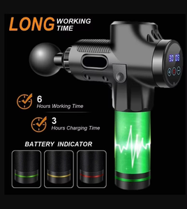 Masajeador para el Hogar y el Gimnasio, Pistola de Fascia Profesional para Aliviar los Músculos Adoloridos, Pistola de Masaje Eficiente - Product Image 2