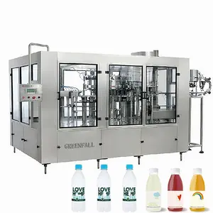 Small bottle filling machine/spring water making machinery/bottle washing filling capping price