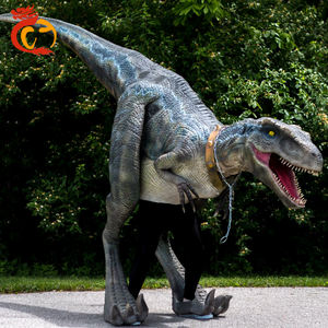 Professional Adult Walking Jurassic <strong>Dinosaur</strong> Park Velociraptor <strong>Dinosaur</strong> <strong>Costumes</strong> for Indoor Adventure Parks Customizable - Product Image 1