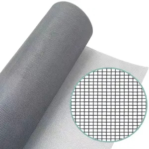 Heat Acid Resistant 2024 Made In China Softness Screen Mesh 5*5mm 110G/M2 50*1M White Weight 5.5kg Fiberglass Mesh Roll