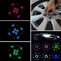 Auto-Dekorative RGB Solar-LED-Radfelgen-Beleuchtung mit Farbwechsel-Atmosphärenlichtern