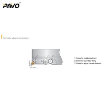 Cartucho Microajustable PAVO Tools 42CrMo para Herramientas de Mandrinado Fino