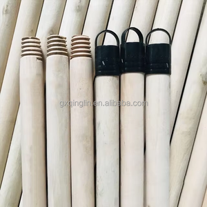 Mango de escoba de madera recubierto de PVC Color personalizado de alta calidad/Palos de fregona de madera/mango <span class=keywords><strong>Broomo</strong></span> - Product Image 5