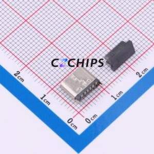 TYPE-C-331-LSRH680 USB Connector SMD Connector ( Connector Type: Type-C )( Gender: Female )( Mounting Type: Vertical Mount ) - Product Image 2