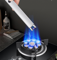 Briquet Électrique USB Rechargeable en Alliage de Zinc pour Fêtes, Rechargeable, Idéal pour Bougies de Cuisine - Vente en Gros