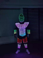 Efun quantité minimale de commande 1 PC promotionnel Programmable écran LED Robot lumineux Costume échasses marcheur Led Costume événement avec batterie barre de fête