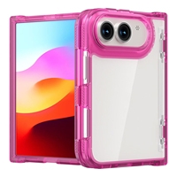 Étui de téléphone blindé 3 en 1, hybride PC TPU, antichoc, transparent, protection pour iPhone 18 DUO 16