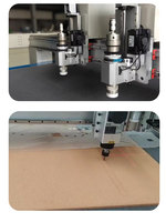 Machine de découpe automatique à couteau oscillant vibrant 380V 6kW pour tapis en caoutchouc, cuir, nid d'abeille, carton, équipement CNC