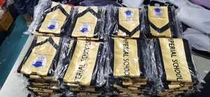 2025新製品高品質サテン生地低MOQクラス2025アングレド卒業ストールショールプレーン卒業優等生 - Product Image 5