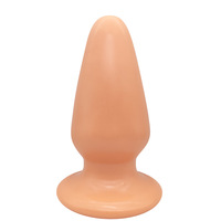 Consolador Realista de Silicona Completa y Plug Anal Grande y Suave para Estimulación Vaginal y Anal para Mujeres