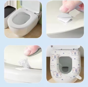NEW <strong>Toilet</strong> Cushion Waterproof and Washable Bathroom Closestool Seat Mat All-season Large Household Adhesive <strong>Handle</strong> <strong>Toilet</strong> <strong>Cover</strong>