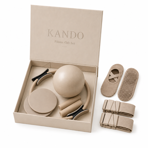 Kit de Pilates 5 pièces, édition coffret cadeau de luxe, cadeau haut de gamme, étui rigide à fermeture magnétique, plateau en velours moulé, carte de vœux - Product Image 1